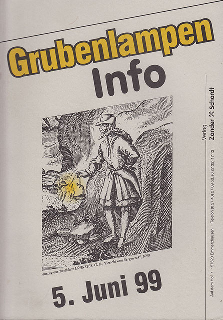 Grubenlampen Info 5 Juni 1999