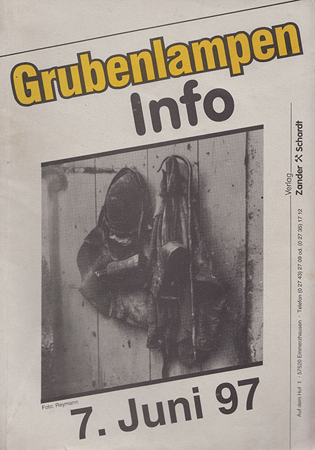 Grubenlampen Info 7 Juni 1997