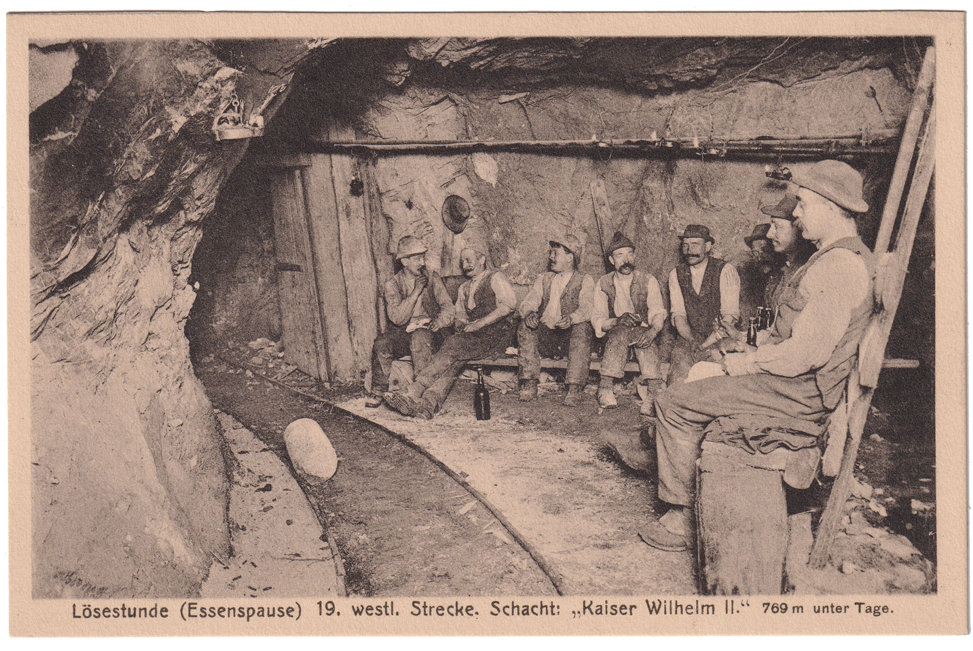 Bergbau Postkarte:14 Uppenborn Clausthal No 336 Bilder aus den Oberharzer Erzbergwerken Clausthal