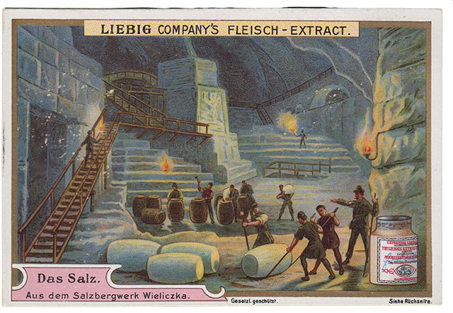 Liebig: Das Salz - Aus dem Salzbergwerk Wieliczka