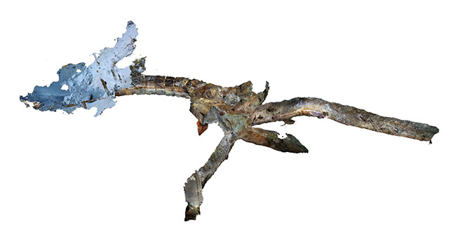 3D Rekonstruktion eines Bergwerkteilstück - Grubenriss 3D Rekonstruktion eines Bergwerkteilstück - Grubenriss