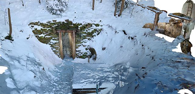 Realistische 3D Rekonstruktion eines Bergwerkes