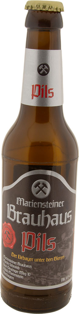 Mariensteiner Brauhaus Pils - Der Urbayer unter den Bieren mit Schlägel & Eisen Mariensteiner Brauhaus Pils - Der Urbayer unter den Bieren mit Schlägel & Eisen