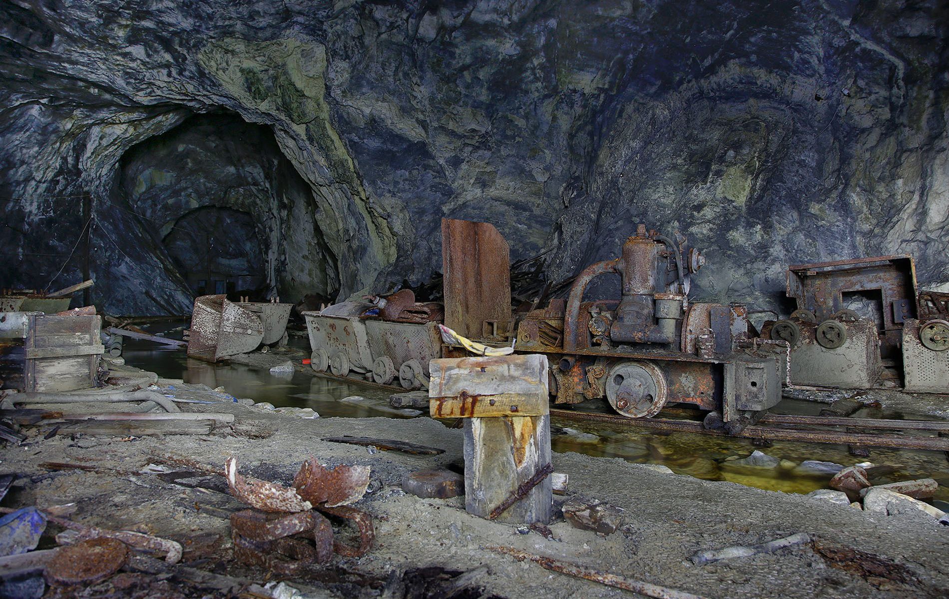 kalkbergwerk bei bergen sohle 2