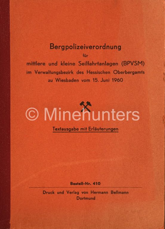 bergpolizeiverordnung fuer mittlere und kleine seilfahrtanlagen