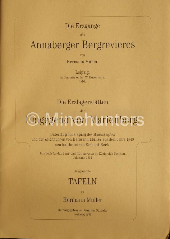 die erzgaenge des annaberger bergreviers  die erzlagerstaetten  doppelt