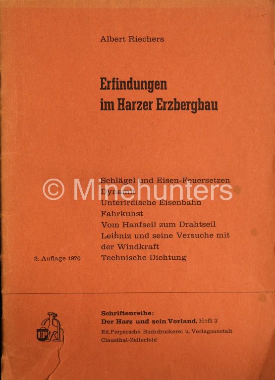 erfindungen im harzer erzbergbau