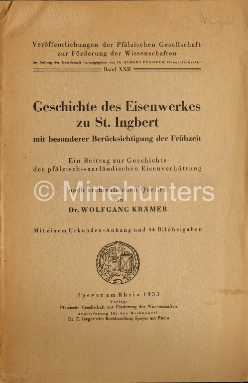 geschichte des eisenwerkes zu st. ingbert