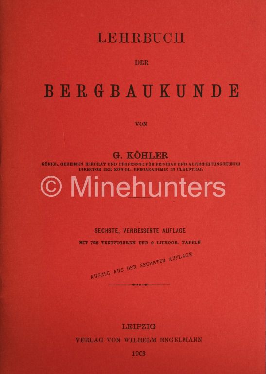 lehrbuch der bergbaukunde