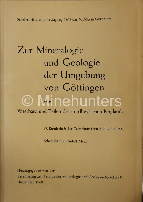 zur mineralogie und geologie der umgebung von goettingen