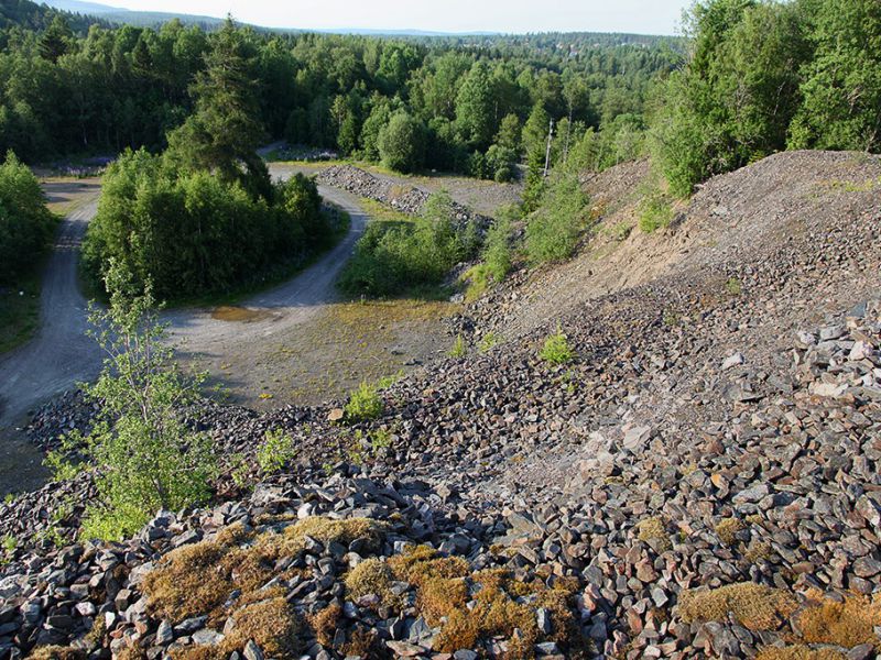 altbergbau graengesberg gruvor field