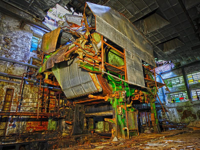 verlassene papierfabrik lost place 11