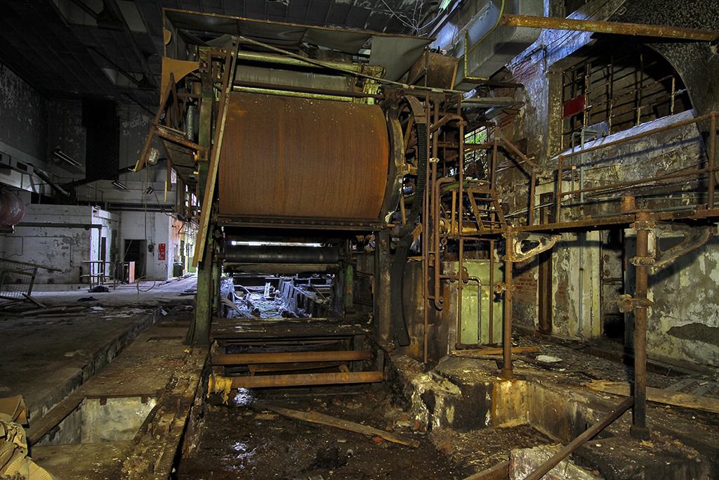 verlassene papierfabrik lost place 44