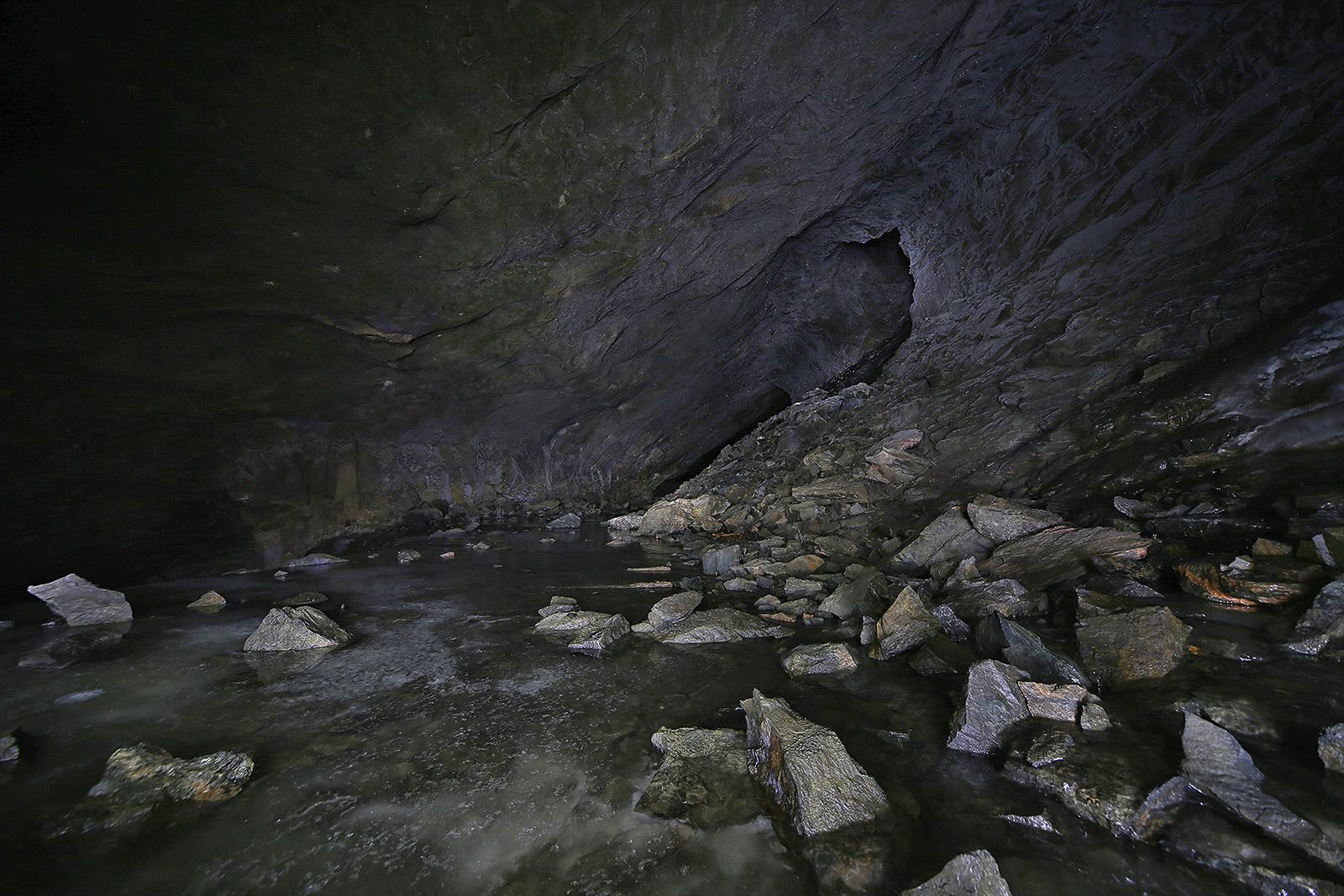 vintjaerns gruva  underjorden