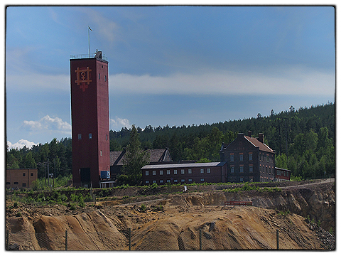 Kupferbergwerk Falu gruva